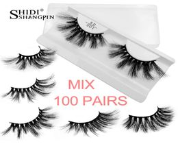wholesale bulk 25mm mink lashes 20/30/40/50/100 pairs soft long false eyelashes natural y fake eyelash extension eye makeup8329192