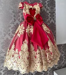 Girls Dress Christams Party Fancy Ball Gown Elegant Princess Lace Dresses Children Flower Girl Wedding Birthday Kids Clothes 10T12043350