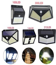 Solar Lights LED Garden PIR Motion Sensor Security Wall Lamp Waterproof IP65 Outdoor Lighting for Street Pathway2955979