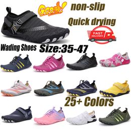 Hot sale Men Water Aqua Shoes Women Swimming Sneakers Barefoot Sandals Beach Wading Flats Unisex Breathable Quick Dry Footwear size35-47