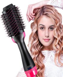 Air Brush Curlers Straighteners 3in1 Hair Dryer One Step Style Volumizer Negative ion Straightening and Curly for All Hair3035517