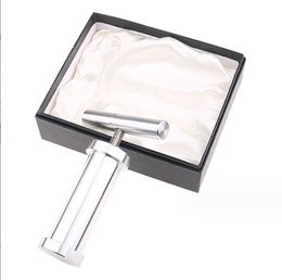 Small Size Metal Pollen Press T Handle Presser Smoking Accessories Tool Compressor Cream Whipper for Pipes water Hookahs Bongs