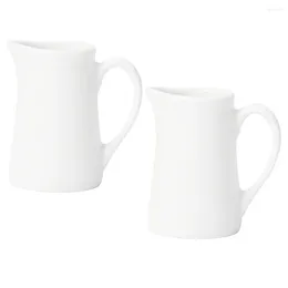 Dinnerware Sets 2 Pcs Ceramic Milk Jug Accesorios Seasoning Pot Wisking Tool Ceramics