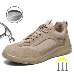 Boots Indestructible Safety Shoes Breathable Security Protective Puncture-Proof Anti-slip Construction Work Male Sneakers