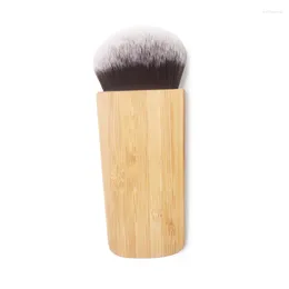 Makeup Brushes T Series Brush Bamboo Chip Flat Handle Soft Dense Foundation Loose Powder Blush Contour Tool