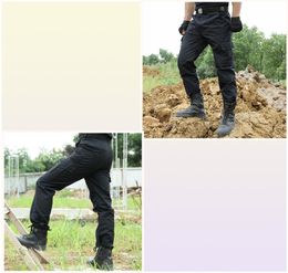 Black Cargo Pant Men Style Tactical Pants Casual Pantalones Thin Working Pants Army Security Trouser Overalls3706855