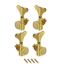 High Quality Electric Bass Sealed Knob Guitar Locking Tuning Pegs Tuner Machine Head for Bass Tuner Key Golden6638194