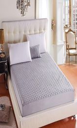 Hypoallergenic Quilted Bed Mattress Pad Waterproof Mattress Cover Soft Topper Washable Protector Matelas5594699