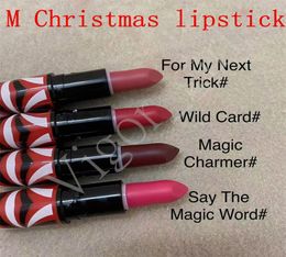 2022 Girl Beauty Cosmetics M Brand Christmas Lipstick Matte Lipsticks with Multi Color Long Lasting Waterproof High Quality4352364