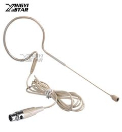 Mini XLR 4 Pin TA4F Wired Single Earhook Condenser Mic Headset Microphone Microfone Microfono For UHF Wireless System BodyPack Tra5248382