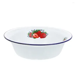 Dinnerware Sets Kitchen Gadgets Mixing Bowl Soup Basin Vintage Round Serving Chinese Style Washing For Home Breader