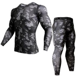 Underpants Compression Men's Sports Underwear Mma Rash Guard Male Fiess Leggings Jogging Tshirt Quick Dry Gym Workout Sport Suit 4xl