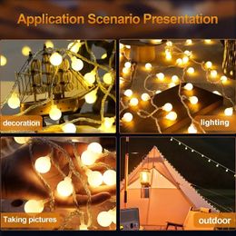 Ball Decor LED String Light, Christmas String Lights, Energy Saving And Waterproof String Lights, Christmas Decoration