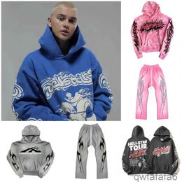 Men's Hoodies Sweatshirts High Street Fleece Mens Hooded Harajuku Stranger Things Oversize Lose Sweatshirtss Loose Hip Hop Hoody C11 6VN6