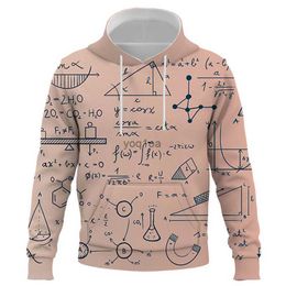 Men's Hoodies Sweatshirts 3D Print mathematical formula Sweatshirt Hip-Hop Hoodie Long-Sleeve Casual Pullover Sweatshirt Women And Men mens hoodies Tops