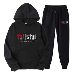 23 Tracksuit Mens Trapstar Track Suits Hoodie Basketball Football Rugby Two-piece With Womens Long Sleeve Hoodie Jacket Trousers CJG230802149900