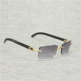 22% OFF Sunglasses Trend designer Fingerprint Natural wood Men Buffalo horns Random Frame Glasses Women For Outdoor Accessory Eyes Square Gap 012NKajia New