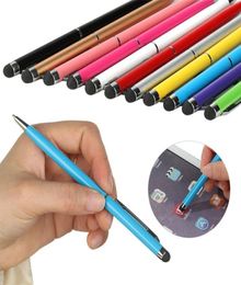 Creative 07mm Multicolor DualUse Stylus Touch Capacitive Pen Mobile Phone Universal for iPhone Pad4084291