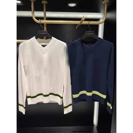 Women's unique high-end knitted sweater warm golf jersey for autumn and winter simple and fashionable 240105