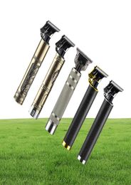 T9 Tshaped electrical hair clippers duddha head dragon oil head small tube men trimmer professional barber razors with charger2775910355