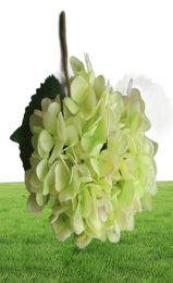 Wedding decoration flower 47cm real sense white pink silk flower fake flower hydrangea bunch living room home decoration el2367182