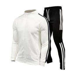 Spring And Autumn Men's Clothing Mens Fashion Trends Simple Durable And Washable Two-piece Set For Gym Track Sweat Suit 240106
