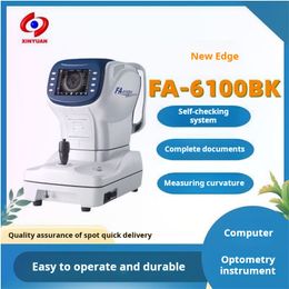 Glasses instrument equipment New Edge FA6100BK objective fully automatic computer refractometer equipment with corneal curvature Hifu Alma