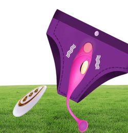Panties Wireless Remote Vibrator Control Vibrating Egg Wearable Dildo G Spot Clitoris Stimulator Anal Vagina toy for Women Q06029336798