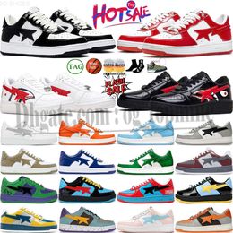 10A Designer Casual Shoes Shark Low White Grey Black Purple Red Blue Pink Beige Camo Patent Leather Suede Mens Women Sport Sneaker Trainer With Box