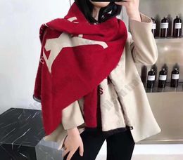 Luxury Brand Winter Cashmere V Scarf for Women Fashion Print Warm Shawl Head Wrap Pashmina Neckerchief Poncho Tassel 20227540492