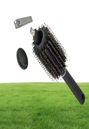 Hair Brush Black Stash Safe Diversion Secret Security Hairbrush Hidden Valuables Hollow Container for Home Security Secret storage9882555