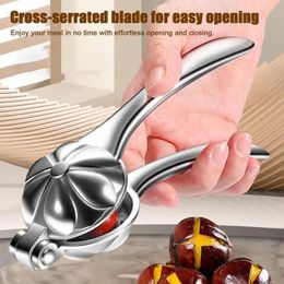 Chestnut Clip Nut Cracker Stainless Steel Quick Clip Walnut Pliers Chestnut Sheath Cutter 240105