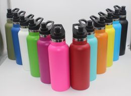 12oz 18oz 20oz 25oz 35oz Water Bottle Double Wall Stainless Steel Vacuum Insulated Sport Bottle Standard Mouth Travel Bottle sport3833335