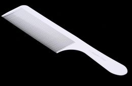 1 PC Professional White Resin Cutting Comb Heat Resistant Salon Brushes Plastic Pin Tail Antistatic Comb5717291