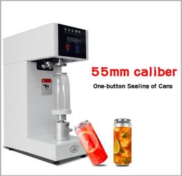 55mm Cans Sealer Drink Bottle Sealer Beverage Seal Machine for 330ml500650ml PET Milk teaCoffee Can sealer 220V110V3251071