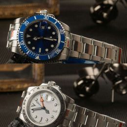 Luxury watches Submarine Mens Watch Glide Lock Designer Ceramic Bezel Sapphire Mechanical Watches 904L Steel Dive Wristwatches Sapphire Luminous Watches