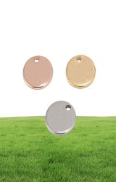 304 Stainless Steel Rose Gold Coin Disc Charm Round Stamping Blank Tags Metal Jewellery Making Supply 8mm10mm16039749