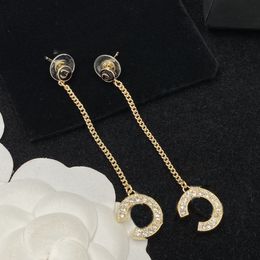 Top Personality Pendant Earring Designer Earrings for Woman Letter Earrings Gift Fashion Jewellery