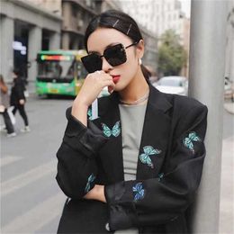 22% OFF Wholesale of sunglasses New for Women INS Style Box Tidal UV Protection Glasses Mesh Red Large Frame Sunglasses