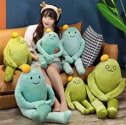 60100CM Cartoon Korea Banana Man Plush Toys Healing Plush Plant Cactus Doll Soft Pillow Cute Bag Pendant Room Decor Kids Gift 2208580531