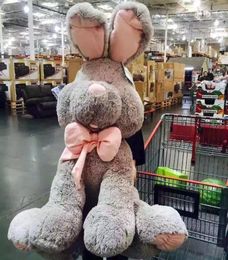 80cm Cute big bear rabbit plush toy large doll doll lover birthday gift1599259