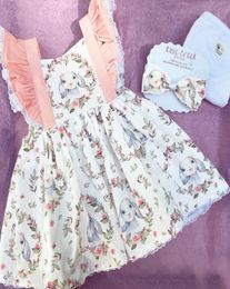 Easter Dress For Toddler Girls Festival Clothing Rabbit Print Backless Baby Girls Dresses Summer 2020 PartyDressForKidsGirl Q12234293147