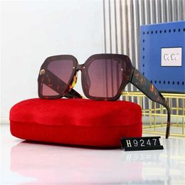 58% Wholesale of G-letter for women one vertical Metre nail sunglasses Korean version large slimming UV resistant round face net red same style