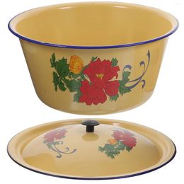 Bowls Stew Pot Enamel Stockpot Multi-use Stewing Soup Kitchen Supply