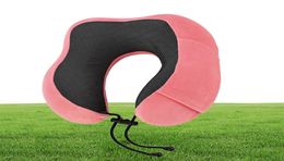 Ushaped memory neck pillow soft travel pillow massage sleep cervical spine health care bedding8420389