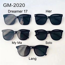 Sunglasses Korea Gentle Brand GM Sunglasses Women Fashion Round Sun Glasses Classic Lady Elegant Sunglass Men Retro Eyewear Her My289x