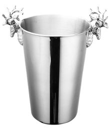 Ice Bucket Stainless Steel Wine Cooler Chiller Bottle Champagne Beer Cold Water Machine Bucke Buckets And Coolers8716049