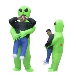Supplies Inflatable Alien Apparel Shake Halloween Alien Ghost Holding Man Inflatable Apparel Performance Props