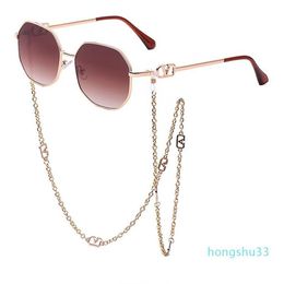 Sunglasses Chain Women 2022 Anti-drop Lanyard Irregular Goggles Trend Luxury Birthday Present Designer Brand262O