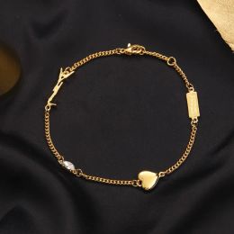 Märke delikat armband halsband örhänge set stämpel guld bokstav armband designer hänge halsband lyx kvinnor älskar örhänge vintage design smycken set gåva